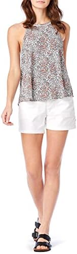 UNIONBAY Women's Darcy Stretch 5" Inseam Short, White, 11