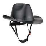 Cowboy Bauhelm Schwarzes Schutzhelm Für Damen Herren Baustellen Zubehör