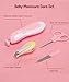 Baby Healthcare and Grooming Kit, Electric Safety Nail Trimmer Baby Nursery Kit, Newborn Care Kits with Hair Brush Comb for Newborn Infant Toddlers Baby Boys Girls Kids, Baby Shower Gifts
