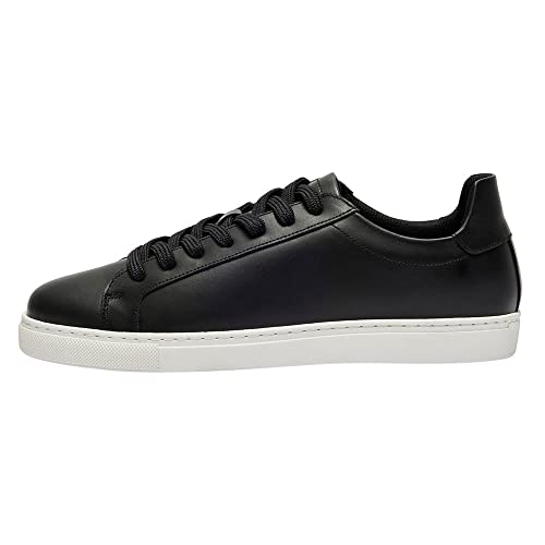 Image of SELETED HOMME SLHEVAN New Leather Sneaker NOOS O, Sneaker, Black,