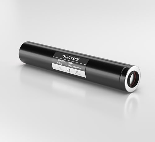GSUIVEER 75175 Rechargeable Battery 3.6V 1800mAh Ni-CD Compatible with Streamlight Stinger 75175 75375 75300 75500 75810 76000 76300, PolyStinger, Pelican M9, FL126 Flashlight (1 Pack) by GSUIVEER - Used condition - Image 5