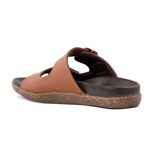 Image of Khadim's 1147933 Lightweight Durable Extra Soft Trendy Premium Stylish Casual Slip-On Sandals | Floaters For Men