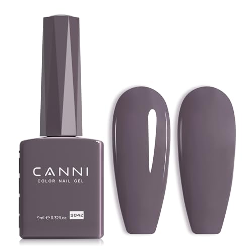 CANNI Smalto Semipermanente per Unghie Grigio scuro Gel Nail Polish