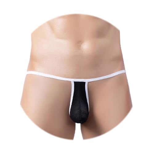 Evankin Mens Sexy Mesh Bikini Cool Breathable Underwear Comfort Low Rise Briefs With Bulge Pouch2