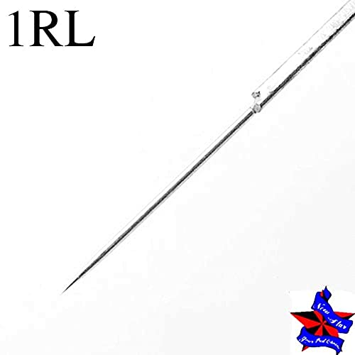 Tattoo Needles 1Rl,New Star Tattoo 50Pcs Disposable Sterilized Bugpin Needles Premium Quality Tattoo Needle Liners 1Rl Tattoo Needles 1 Round Liner (1Rl) #TOP5