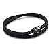Produktbild Wind Passion  Paracord Armband aus Seemannsgarn, handgemacht & geflochten | Segeltau Armband Herren, Surfer Armband Frauen | Ideale Partner Geschenke, Herren Geschenke | Segeltau Armband, wasserfest