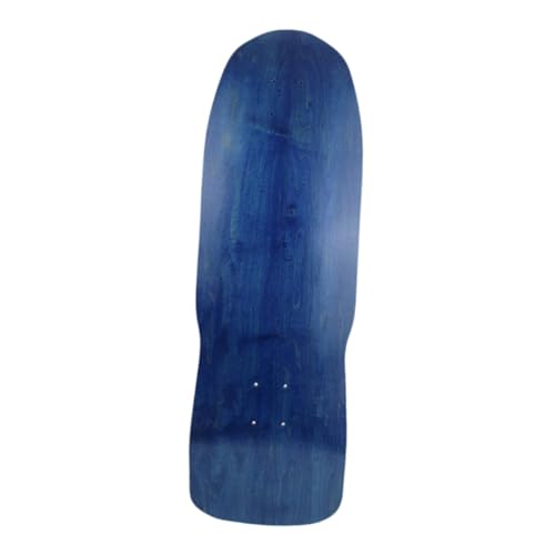 RNXRZANK Repuesto de tabla de monopatín en blanco para pintura de arte callejero, decoración del hogar, accesorios resistentes de patineta de madera, color azul
