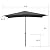 Blissun 10' Rectangular Patio Umbrella Outdoor Market Table Umbrella with Push Button Tilt and Crank (Cerulean)