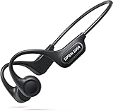 Siniffo Upgraded Bone Conduction Headphones Wireless Bluetooth 5.3 Open Ear Sports Earphones with Mic, Sweat Resistant Headset for Workout, Running, Gym, Hiking, Driving, Cycling, Climbing