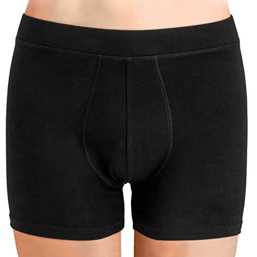 Maggie's Organic 2-Pack Men's Boxer Briefs - Extra Soft No Pinch Cotton Boxers - Super Soft Mens Boxer Briefs