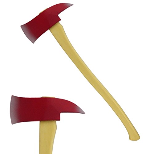 Treasure Gurus Foam Firefighter Axe Costume Accessory, LARP or Cosplay Weapon Red
