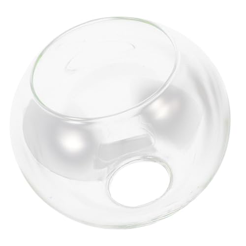 Artibetter Abat-Jour En Verre Transparent 18 Cm Pour Plafonnier Globe Verre Pour Suspension...