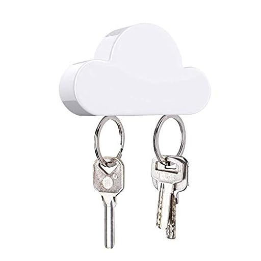 EQLEF llavero magnetico pared, soporte de llave magnética fuerte en la nube soporte de imán de llave de gancho pegajoso 1 pieza (1) | Ya disponible en tu tienda friki favorita! En mundofriki.es!