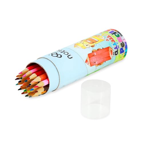 Image of Colour Pencil Set for Kids - 12 Premium Colouring Pencils for Drawing, Sketching & School Art Projects | Smooth, Soft Colour Pencils for Children, Students & Beginners