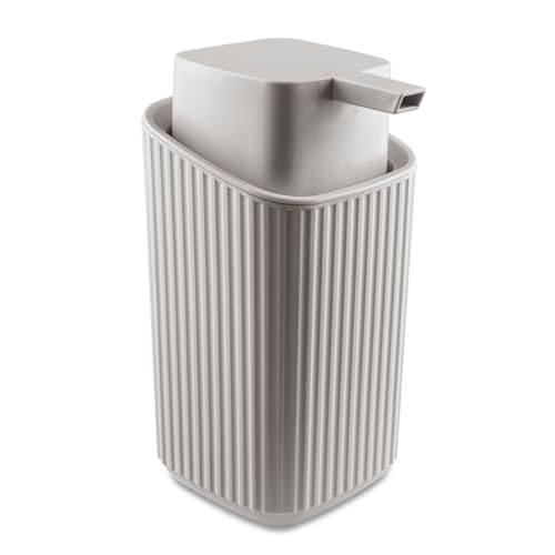 Conjunto Acessórios p Banheiro Lavabo Kit Completo 5 Peças (Cinza Claro)