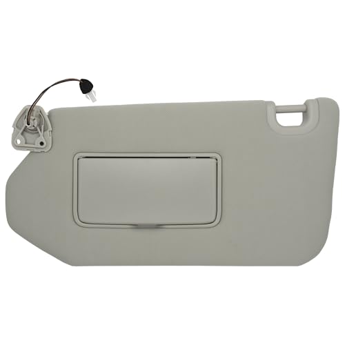Sun Visor Fits for Nissan Pathfinder 2013-2020 Infiniti QX60 2014-2020 Infiniti JX35 2013 Left Driver Side with Light Replaces 96401-9PB0A Gray