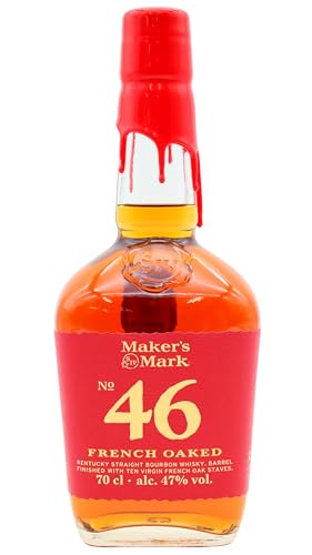 Image of Maker's Mark - 46 Kentucky Straight Bourbon - Whiskey 70cl 47% ABV