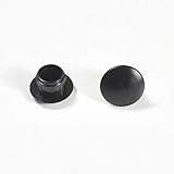 ajile - tappo copriforo di plastica tondo nero per buchi di diametro 9 mm - sacchetto di 50 pezzi - obf109x50-fba