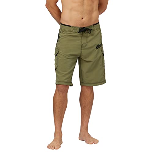 Maui Rippers Men’s Board Shorts - Octo Tako | Triple Stitch Quick Dry Men’s Swim Trunks