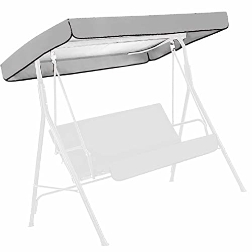 BICBLL 2-Seater Hollywood Swing Replacement Roof, Universal Sun Canopy Swing Roof Cover - Image 2