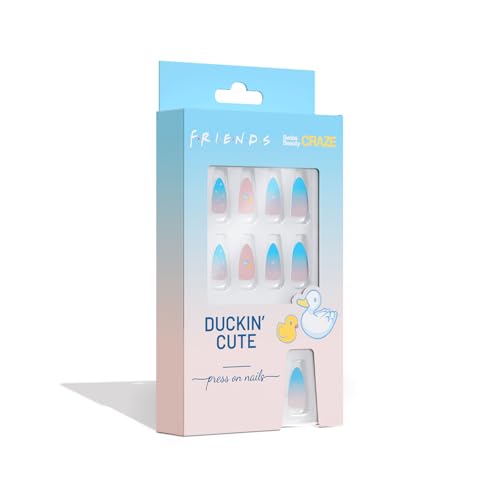 Image of Swiss Beauty Craze Duckin' Cute Press On Nails | Pack of 24 Nails | Reusable | Easy To Use
