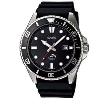 �J�V�I Casio Men's MDV106-1AV 200M Duro Analog Watch Black �j�� �����Y �r���v �y���s�A���i�z