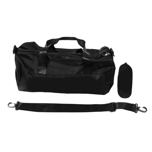 BROLEO Borsa sportiva da palestra, borsa da viaggio impermeabile per fitness (taglia unica), nero, Free Size