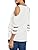LookbookStore Women's Cold Shoulder Loose Shirt Tops 3/4 Bell Mesh Sleeve Blouse