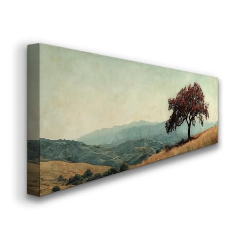Tableau sur toile Chêne solitaire impression haut de gamme