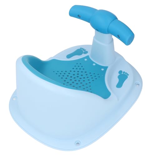 Siège de bain bébé idéal pour l'heure du bain relaxant bleu - 3