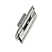 DOUFUDIA Zinc Alloy Cabinet Door Hinge Drawer Kitchen Cupboard Hinge Industrial Equipment Box Nickled (Color : 2pcs-Zinc Alloy)