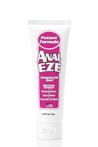 ANALEZE Numb Cream Anal Numbing Cream Strawberry Gel with Vitamin C and Aloe 50ml