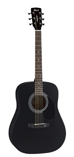 Guitares acoustiques CORT AD810 BLACK SATIN Folk - Les Beatles, Paul McCartney, John Lennon, RIngo Starr, George Harrison Guitares acoustiques CORT AD810 BLACK SATIN Folk