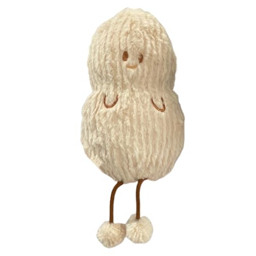 Zcpace LYY2406172 Cute Peanut Plush - 8'' Peanut Food Stuffed Animal, Soft Stuffed Smiley Peanut With Legs Plush Toy cover