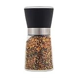 Farberware Garlic and Herb Seasoning Grinder Filled with Spices, 2.8 x 2.8 x 5.2 Inch, Black