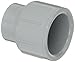 GF Piping Systems CPVC Pipe Fitting, Coupling, Schedule 80, Gray, 1-1/2" x 1" Slip Socket