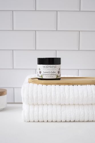 MoonMaid Botanicals Lover's Lube Natural Lube for Women | Organic Oil Based Lubrication Alternative with Menthol for Smooth Sensation | Olive Oil, Shea Butter Infusion with Herbs - Image 6