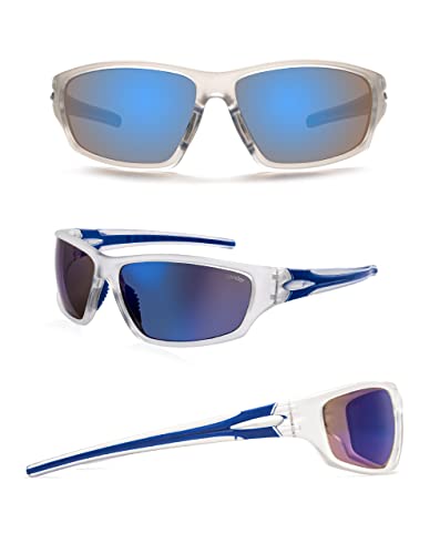 Gander Premium Sport Sunglasses For Men - With 100% Uv Protection, Wraparound Style With Lightweight Polycarbonate Frame+ Stylish Leather Case. Great For Driving, Biking, Baseball & Running #TOP2