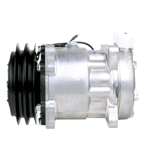HOMEWQ Compresor de aire acondicionado for JCB JS 330 Sd7h15 SD7H15-8239 8061 8017 4742 JHH0126 11007857 8113626 11058974 8150135 8150136