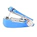 Phantasmia 小型手動ハンドヘルドミシン – 携帯便利な縫製ツール 電源不要で日常の修理やクラフトに (青)