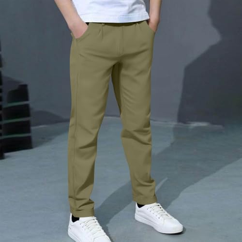 Boys Cargo Pants Tactical Pant Hiking Joggers Drawstring Elastic Waist Pants Classic Sweatpant Casual Active Trouser3