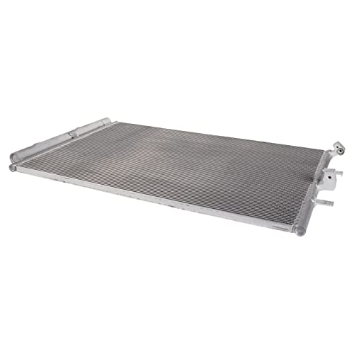 Image of TRQ A /C Condenser and Receiver Drier Assembly Compatible with 2020-22 Ford Transit-250 20-22 Transit-350 20-22 Transit-350 HD