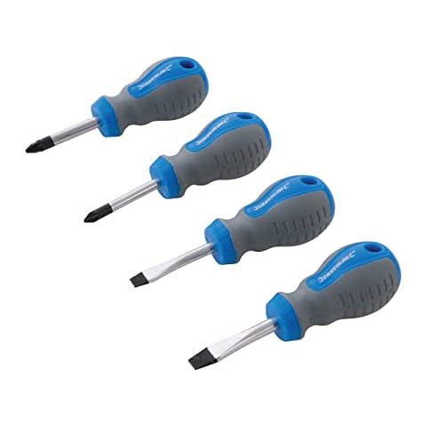 Silverline 4-Piece Stubby Screwdriver Set Cover