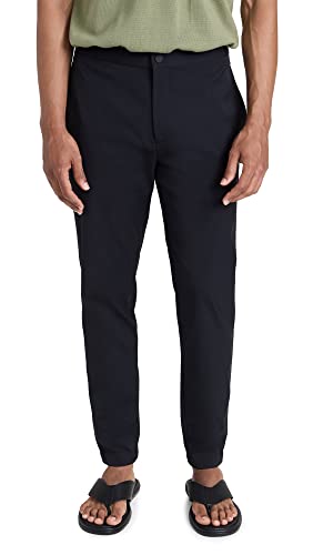 Theory Men's Terrance Neoteric Dress Joggers, Black, L #TOP7