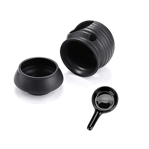 Jiafive Ceramic Candle Tealight Wax Warmer With Candle Spoon, Essential Oil Burner Tealight Fragrance Warmer Aromatherapy Diffuser Candle Tealight Oil Warmer For Yoga Spa Home Bedroom Decor Black #TOP1