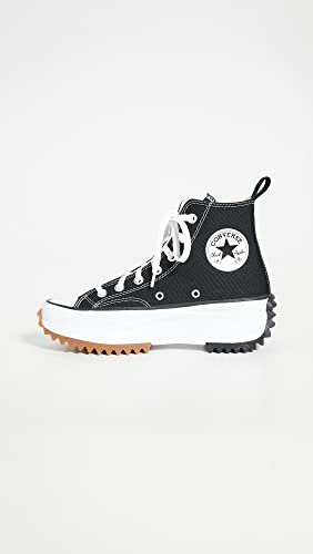 Image of Converse Unisex Run Star Hike Canvas Platform Black /White /Gum 13 Medium