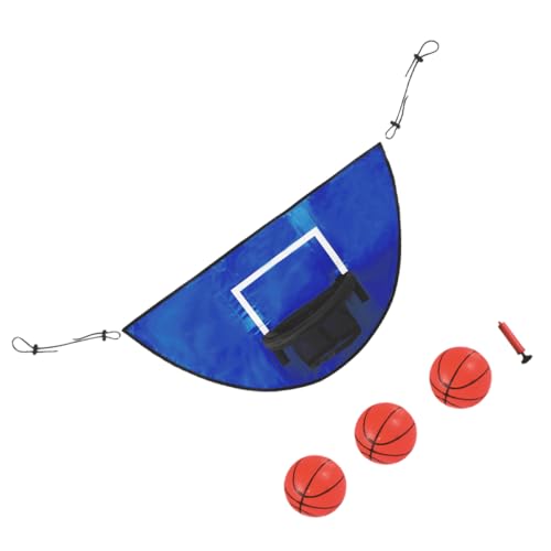 POPETPOP 1 Juego Soporte de Baloncesto trampolín Exterior Interior Juguete Cesta Neto regate Borde Diver Kinder Delice balón Game Accesorios aro de Baloncesto Suministros de trampolín paño
