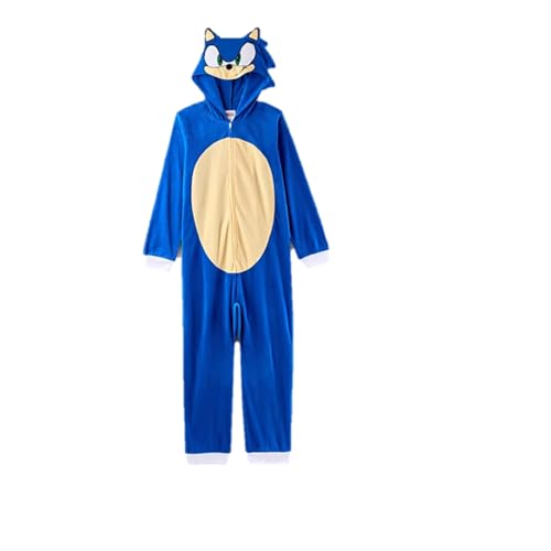 Disney Boys' Sonic the Hedgehog Union Suit - Blue/White, Large