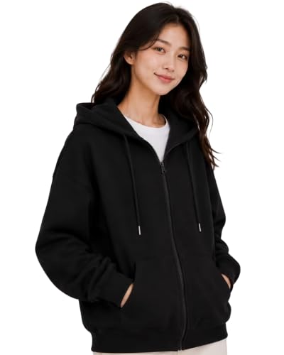 Image of SHAIRA FASHION Casual Solid Full Sleeves Stylish Winter Hooded Neck Fleece Zipper Hoodie for Women