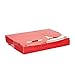 Juvale Red Gable Boxes - 6.2 x 3.5 x 3.6 In Pack of 24 - Sturdy 300 GSM Paper Carriers & Handles - Party Favors & Cardboard Treat Boxes